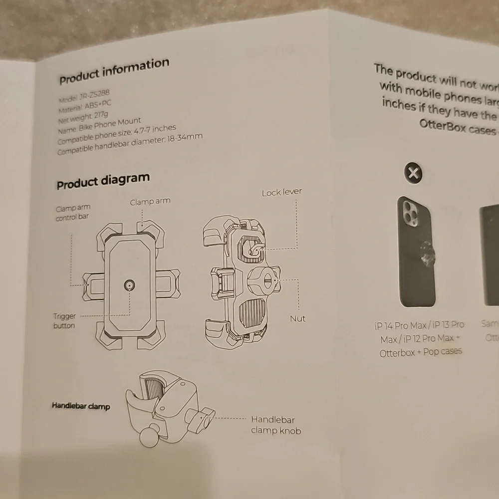 Joyroom bike phone